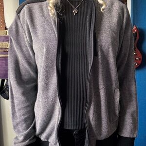 Kenneth Cole Reaction Gray and Black Jacket